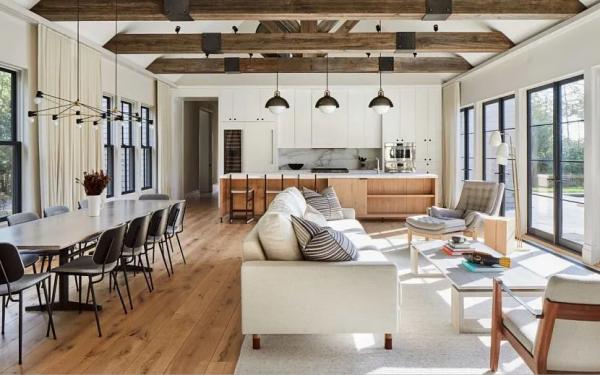 Барнхаус – это комфортный дом с экстерьером амбара, но в красивой современной стилистике Барнхаус – это комфортный дом с экстерьером амбара, но в красивой современной стилистике