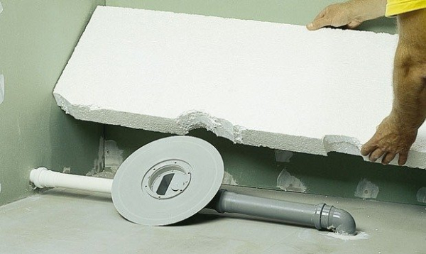 Как сделать сливной трап в душевой Как сделать сливной трап в душевой