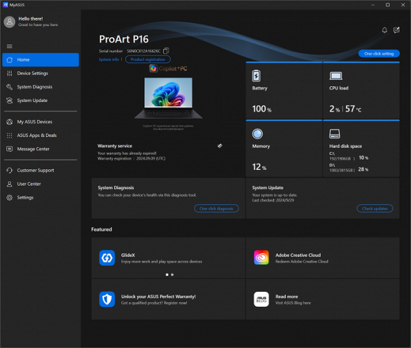 Обзор ноутбука Asus ProArt P16 (H7606WI) с AMD Ryzen AI 9 HX 370 и Nvidia GeForce RTX 4070 Laptop Обзор ноутбука Asus ProArt P16 (H7606WI) с AMD Ryzen AI 9 HX 370 и Nvidia GeForce RTX 4070 Laptop