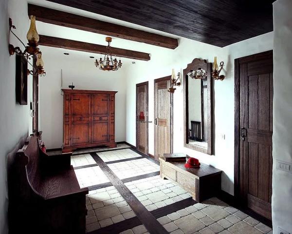 Зеркальная стена в прихожей Зеркальная стена в прихожей