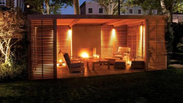 Освещение беседки, его особенности и приемы организации Освещение беседки, его особенности и приемы организации