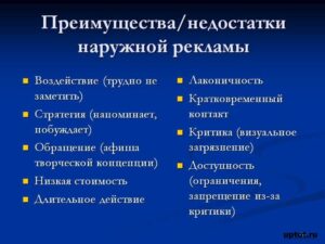 Преимущества наружной рекламы для бизнеса