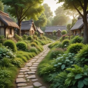 Ландшафтное проектирование коттеджных поселков по философии Нового Времени: принципы и подходы