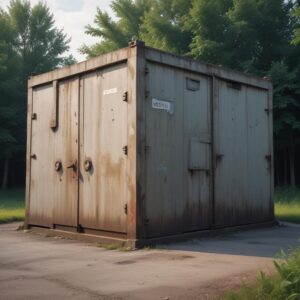 Бункер накопитель объемом 8 м³ для мусора