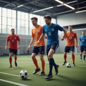 Спортивный корпоратив в футбольном центре